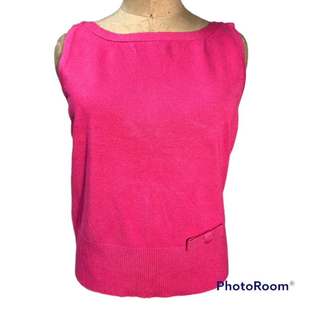 U-Knit hot pink knit top Size MP